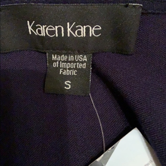 Karen Kane Embroidered Top in Navy - Picture 11 of 16
